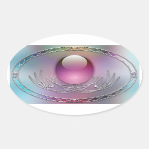 Paaseiersticker Ovale Sticker