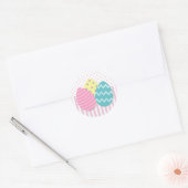 Paaseierstickers Ronde Sticker (Envelop)