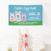 Paaseierstunts - Kute Bunny Rabbits Spandoek (Insitu)