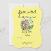 Paaseiertshunt nodigt uit kaart (Achterkant)