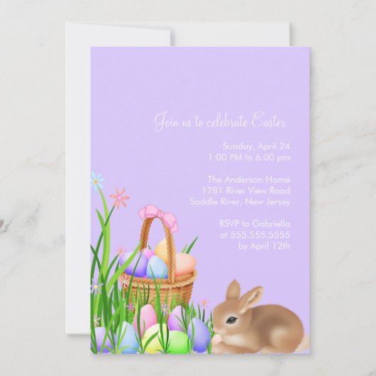 Paaseiertuin Paasmakerij Uitnodiging (Voorkant)