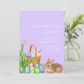 Paaseiertuin Paasmakerij Uitnodiging (Staand voorkant)