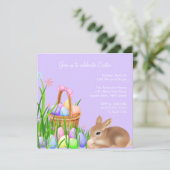 Paaseiertuin Paasmakerij Uitnodiging (Staand voorkant)