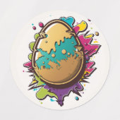 Paaseigraffiti Labels (Design 2)