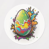 Paaseigraffiti Labels (Design 1)