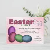 Paaseihunt ~ 4 aasversnellingen kaart (Staand voorkant)