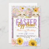 Paaseihunt Birthday Kaart (Voorkant / Achterkant)