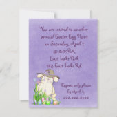 Paaseihunt nodigt uit kaart (Achterkant)