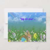 Paaseihunt nodigt uit kaart (Voorkant)