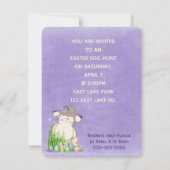 Paaseihunt nodigt uit kaart (Achterkant)