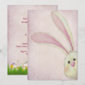 Paaseihunt nodigt uit kaart (Voorkant / Achterkant)