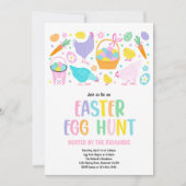 Paaseihunt Voorjaarsfeest van de oostereier Kaart (Voorkant)