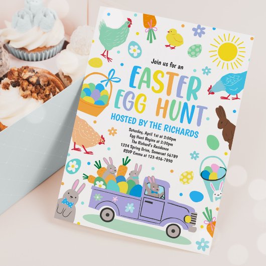 Paaseihunt Voorjaarsfeest van de oostereier Kaart