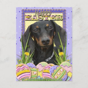 Paaseikoekjes - Dachshund Feestdagenkaart