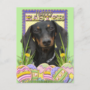 Paaseikoekjes - Dachshund Feestdagenkaart