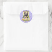 Paaseikoekjes - German Shepherd Ronde Sticker (Tas)