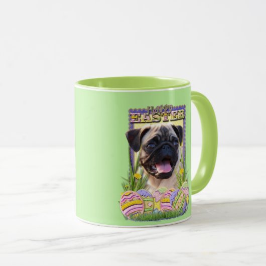 Paaseikoekjes - Pug Mok (Voorkant rechts)