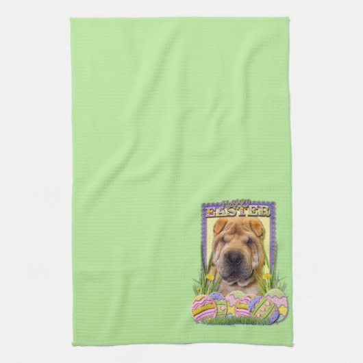 Paaseikoekjes - Shar Pei Theedoek (Verticaal)