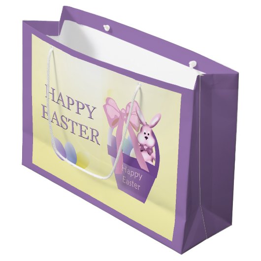 Paaseikorenschil Bunny Groot Cadeauzakje (Voorkant Gekanteld)