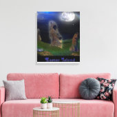 Paaseiland Art poster Canvas Afdruk (Insitu (Woonkamer))