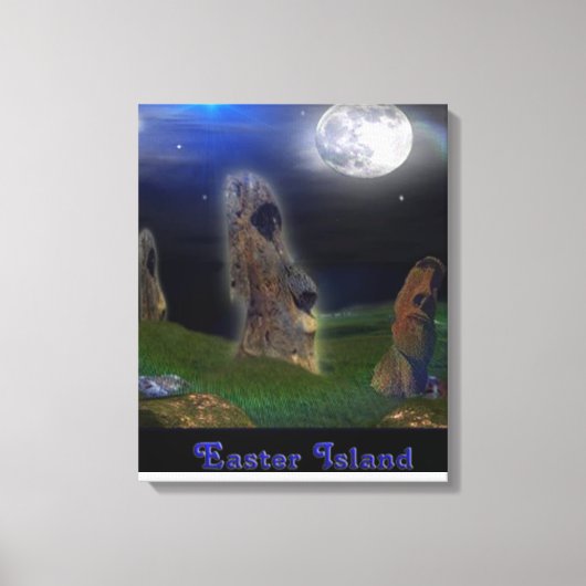 Paaseiland Art poster Canvas Afdruk (Voorkant)