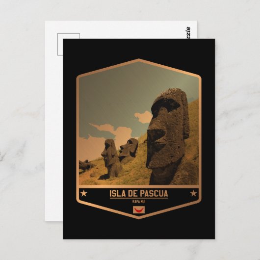 Paaseiland Briefkaart (Voorkant / Achterkant)