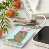 Paaseiland Bunny Parody Sleutelhanger (Voorkant Rechts)