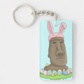 Paaseiland Bunny Parody Sleutelhanger (Voorkant)
