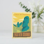 Paaseiland, Chili Briefkaart (Staand voorkant)