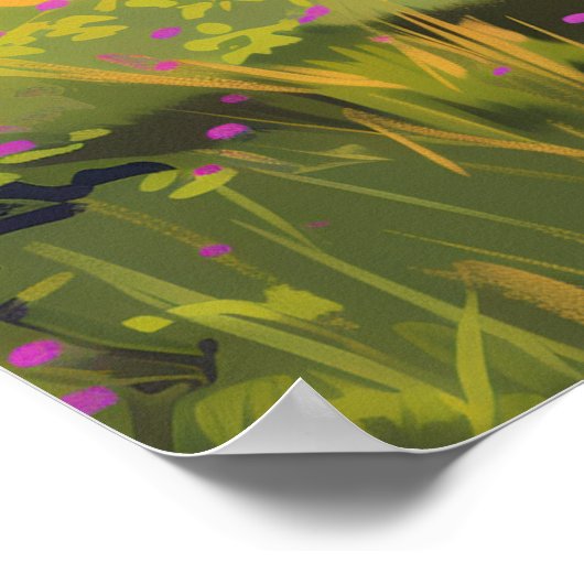 Paaseiland Chili Moai Rapa Nui Polynesia Retro Poster (Hoek)