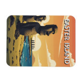 Paaseiland Chili Moai Reizen Magneet (Horizontaal)