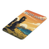 Paaseiland Chili Moai Reizen Magneet (Linkerzijde)