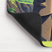 Paaseiland Chili Moai Reizen Muismat (Hoek)