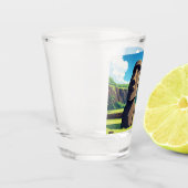 Paaseiland Chili Moai Reizen Shot Glas (Links)