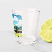 Paaseiland Chili Moai Reizen Shot Glas (Rechts)
