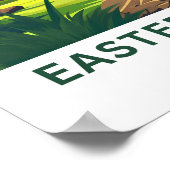 Paaseiland Chili Reisprint Poster (Hoek)