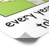 Paaseiland Egg Hunt door Rick London Poster (Hoek)