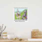 Paaseiland Egg Hunt door Rick London Poster (Keuken)