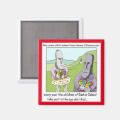 Paaseiland Egg Hunt Fridge Magnet (Voorkant / Achterkant)