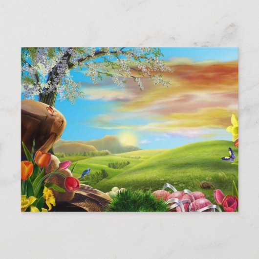 Paaseiland Feestdagenkaart (Voorkant)