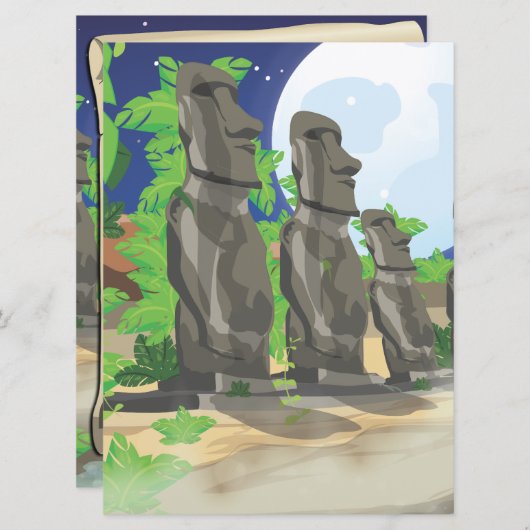 Paaseiland Kaart (Voorkant / Achterkant)