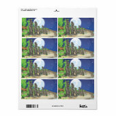 Paaseiland Moai Etiket (Full Sheet)