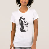 Paaseiland Moai Head Status T-shirt (Voorkant)