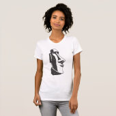 Paaseiland Moai Head Status T-shirt (Voorkant volledig)