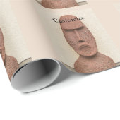 Paaseiland Moai Head Thunder_Cove Cadeaupapier (Rol Hoek)