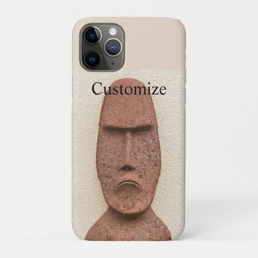 Paaseiland Moai Head Thunder_Cove Case-Mate iPhone Case (Achterkant)