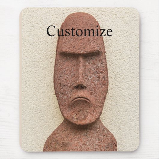 Paaseiland Moai Head Thunder_Cove Muismat (Voorkant)