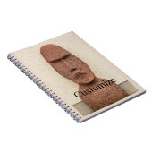 Paaseiland Moai Head Thunder_Cove Notitieboek (Rechterzijde)