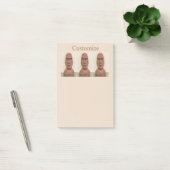 Paaseiland Moai Head Thunder_Cove Post-it® Notes (Kantoor)