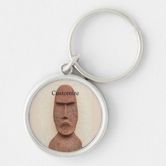 Paaseiland Moai Head Thunder_Cove Sleutelhanger (Voorkant)